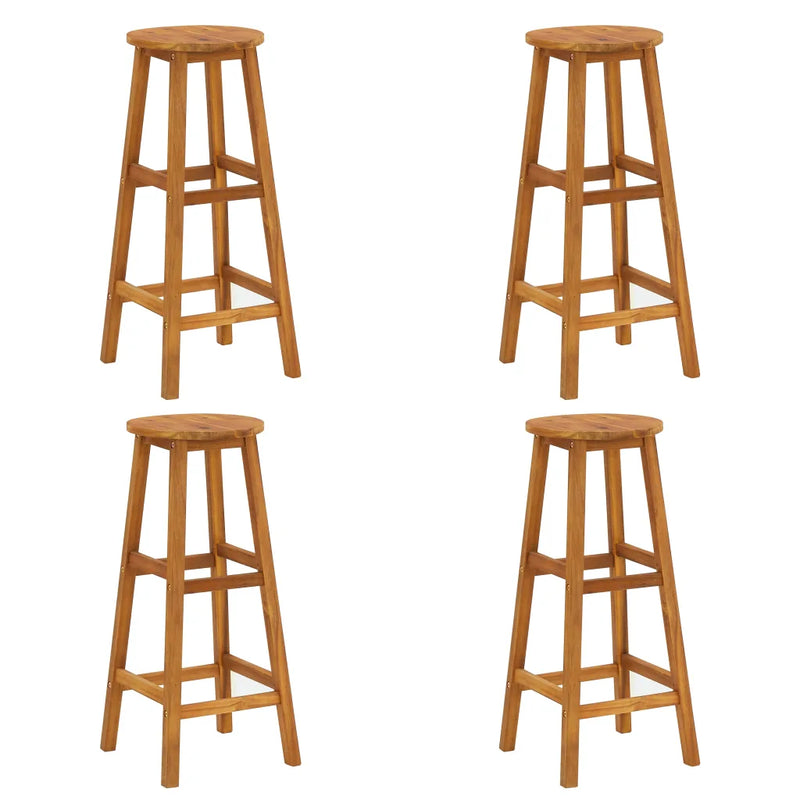 5 Piece Garden Bar Set Solid Wood Acacia