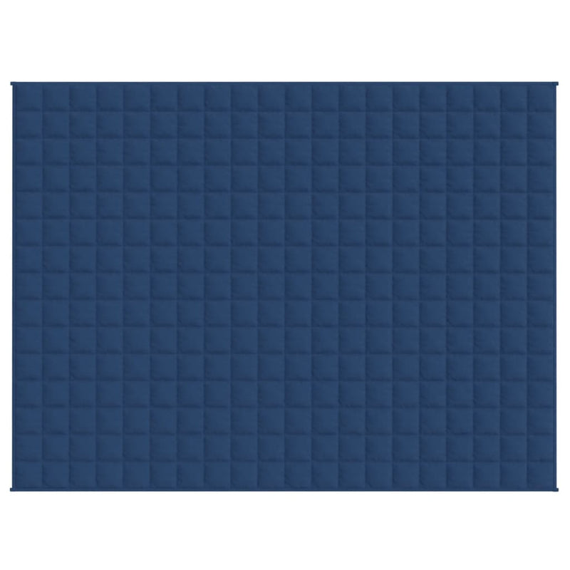 vidaXL Weighted Blanket Blue 152x203 cm 11 kg Fabric