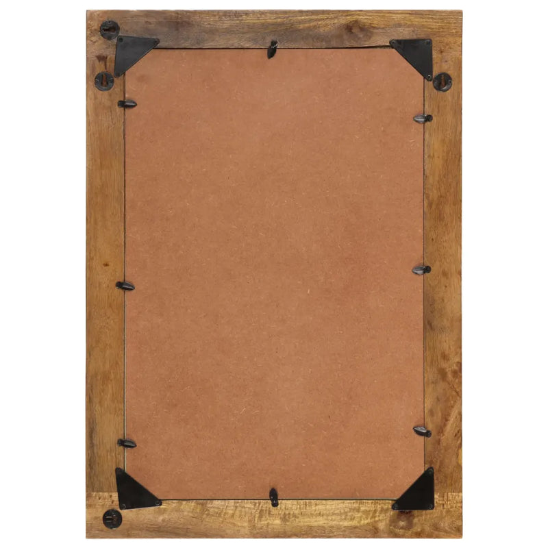 Mirror 70x50 cm Solid Wood Mango and Glass