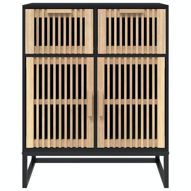 vidaXL Sideboard Black 60x30x75 cm Engineered Wood