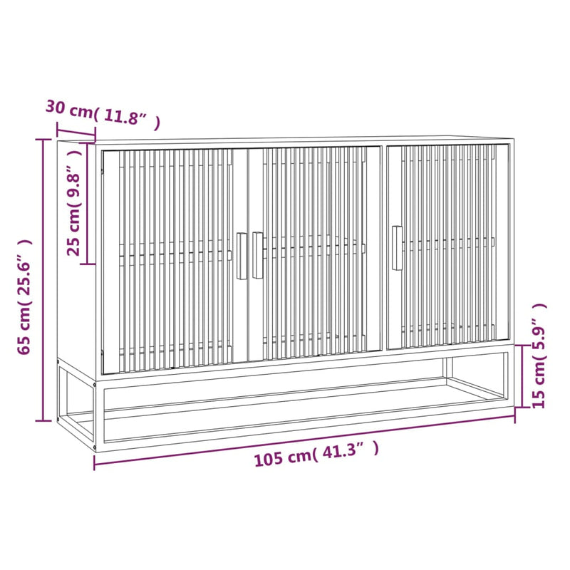vidaXL Sideboard 105x30x65 cm Engineered Wood