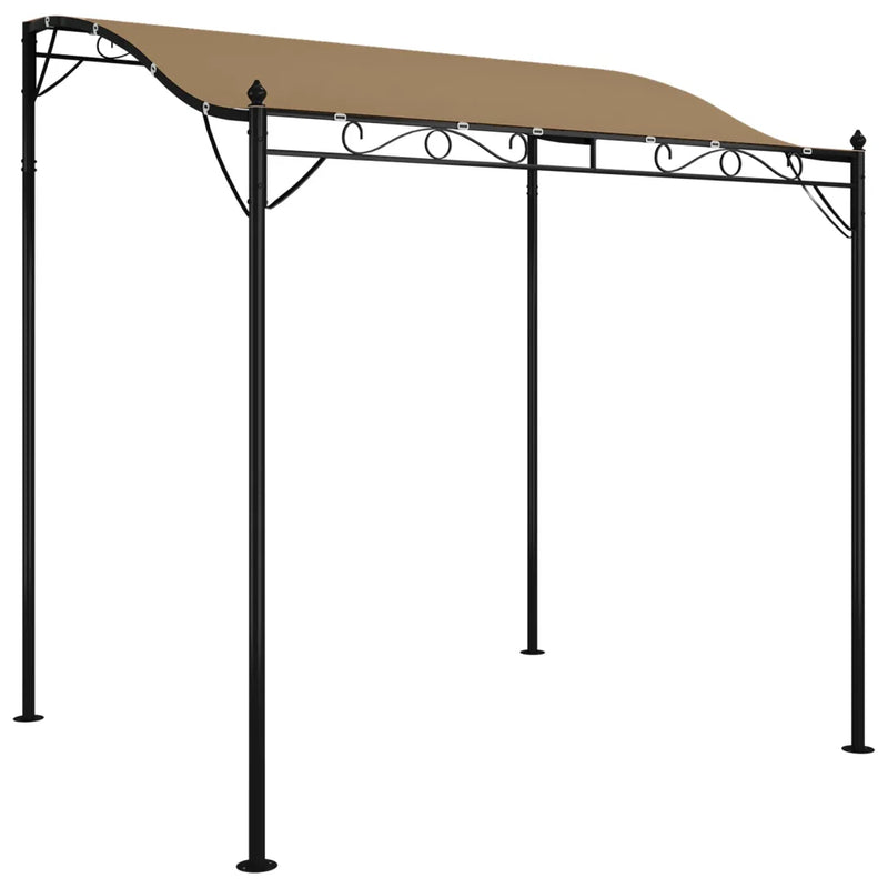 Canopy Taupe 2x2,3 m 180 g/m�� Fabric and Steel