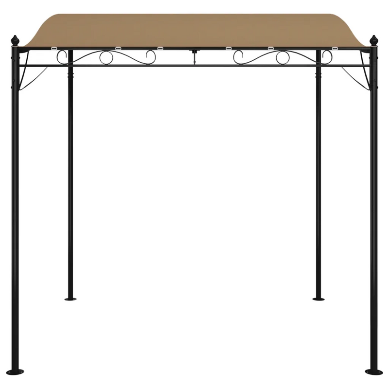 Canopy Taupe 2x2,3 m 180 g/m�� Fabric and Steel
