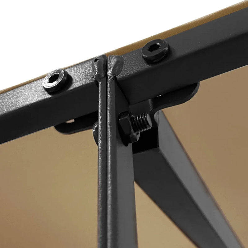 Canopy Taupe 2x2,3 m 180 g/m�� Fabric and Steel