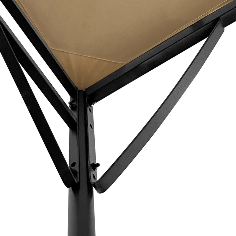 Canopy Taupe 2x2,3 m 180 g/m�� Fabric and Steel