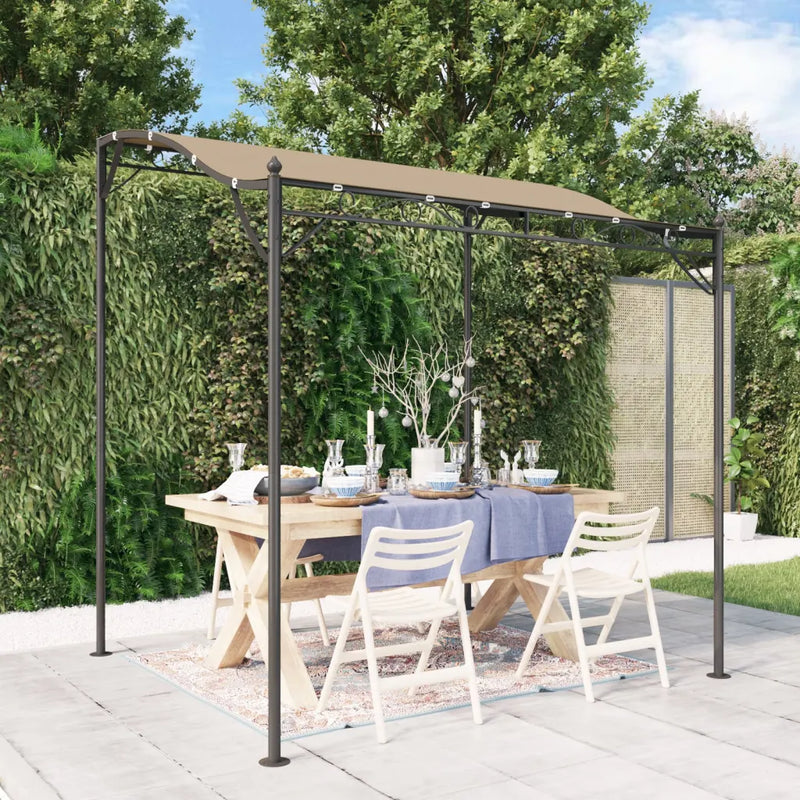 Canopy Taupe 2x2,3 m 180 g/m�� Fabric and Steel