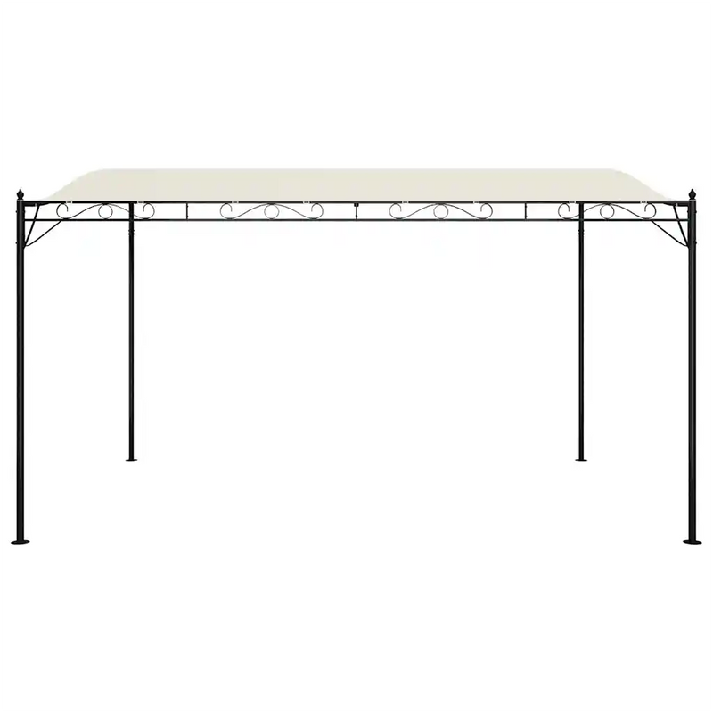 Canopy Cream 4x3 m 180 g/m² Fabric and Steel