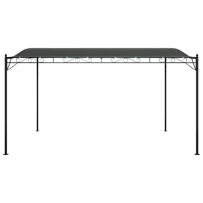Canopy Anthracite 4x3 m 180 g/m² Fabric and Steel