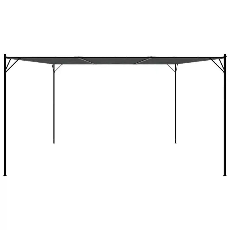Gazebo Anthracite 4x4 m 180 g/m² Fabric and Steel