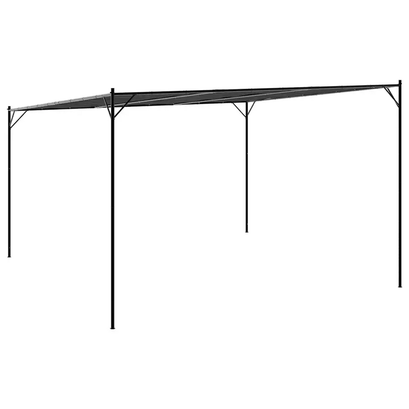Gazebo Anthracite 4x4 m 180 g/m² Fabric and Steel