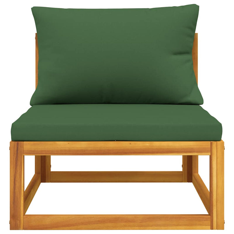 3 Piece Garden Lounge Set with Cushions Solid Wood Acacia