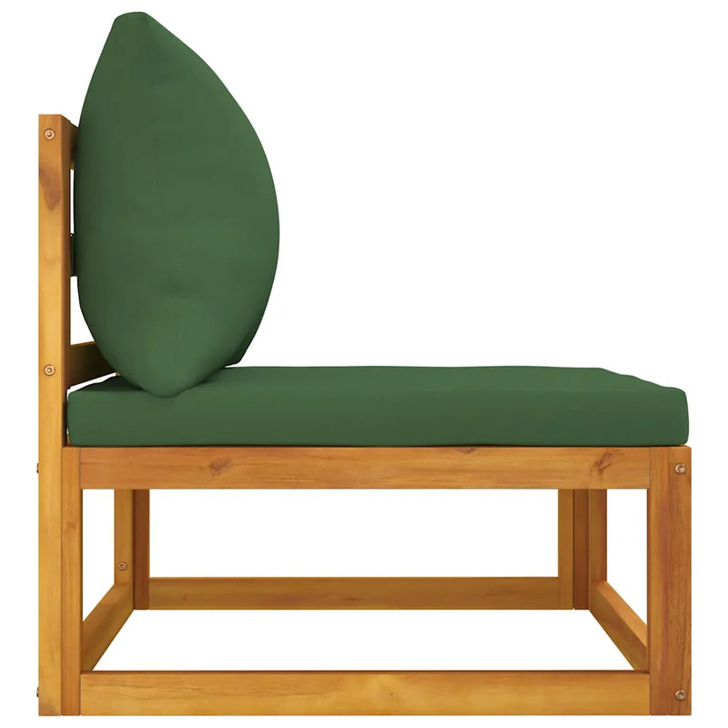 3 Piece Garden Lounge Set with Cushions Solid Wood Acacia