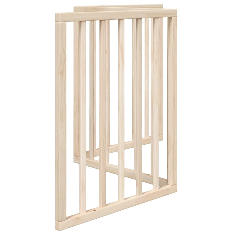 vidaXL Dog Gate Foldable 3 Panels 150 cm Poplar Wood