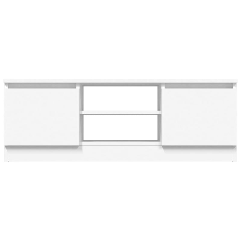 vidaXL TV Cabinet with Door White 102x30x36 cm