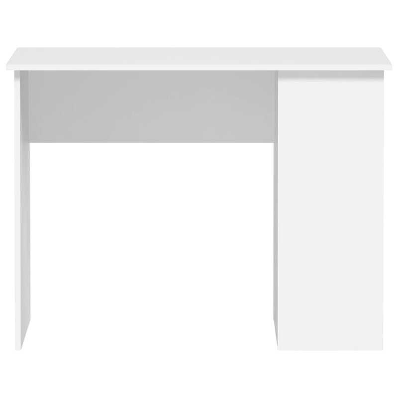 vidaXL Desk White 100x55x75 cm Engineered Wood
