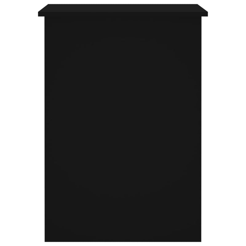 vidaXL Desk Black 100x55x75 cm Engineered Wood