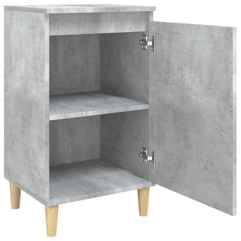 vidaXL Bedside Cabinets 2 pcs Concrete Grey 40x35x70 cm Engineered Wood