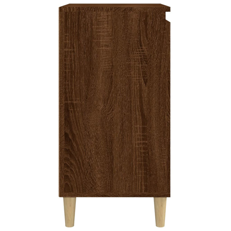 vidaXL Bedside Cabinets 2 pcs Brown Oak 40x35x70 cm Engineered Wood