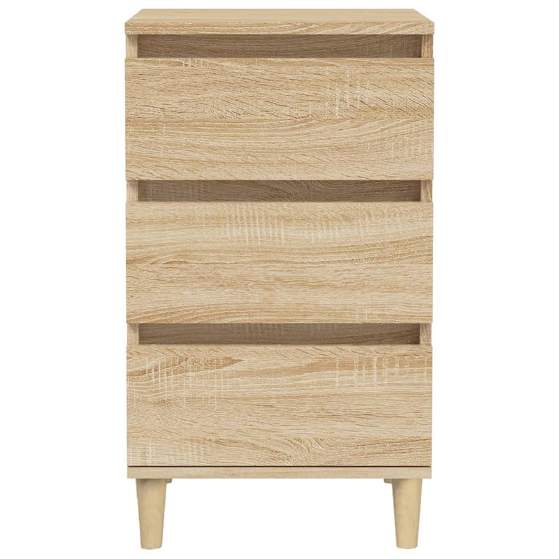 vidaXL Bedside Cabinet Sonoma Oak 40x35x70 cm Engineered Wood
