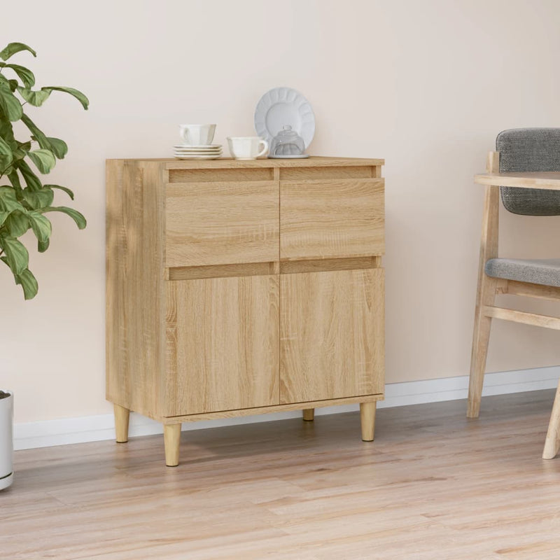 vidaXL Sideboard Sonoma Oak 60x35x70 cm Engineered Wood
