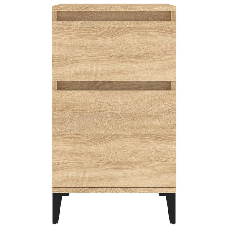vidaXL Bedside Cabinets 2 pcs Sonoma Oak 40x35x70 cm