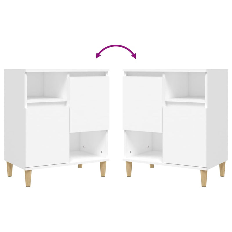 vidaXL Sideboard White 60x35x70 cm Engineered Wood