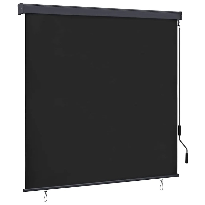 Roller Blind Anthracite 180 x 250 cm Fabric and Aluminum