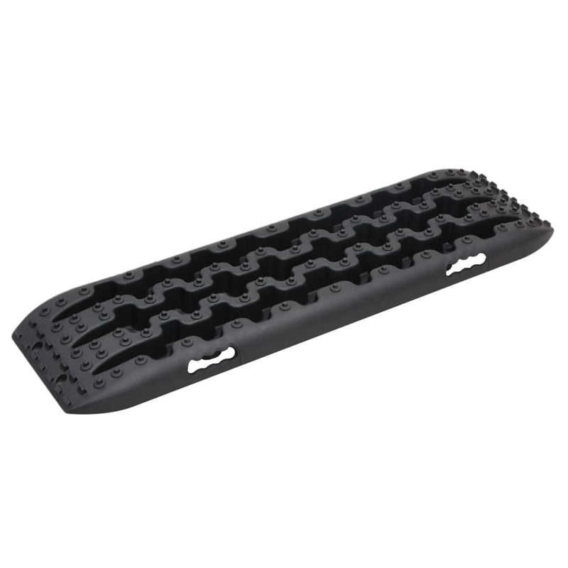 vidaXL Traction Boards 2 pcs Black 106x30.5x7 cm Nylon