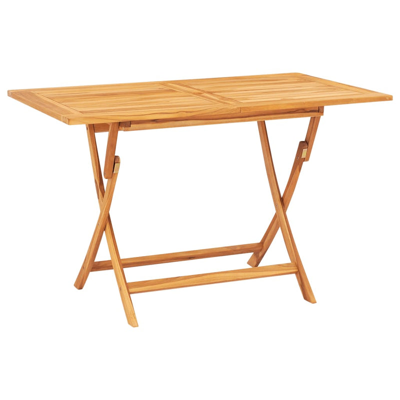 vidaXL 5 Piece Garden Dining Set Solid Wood Teak