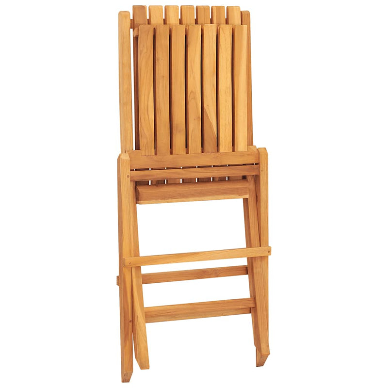 vidaXL Folding Garden Chairs 4 pcs 47x47x89 cm Solid Wood Teak