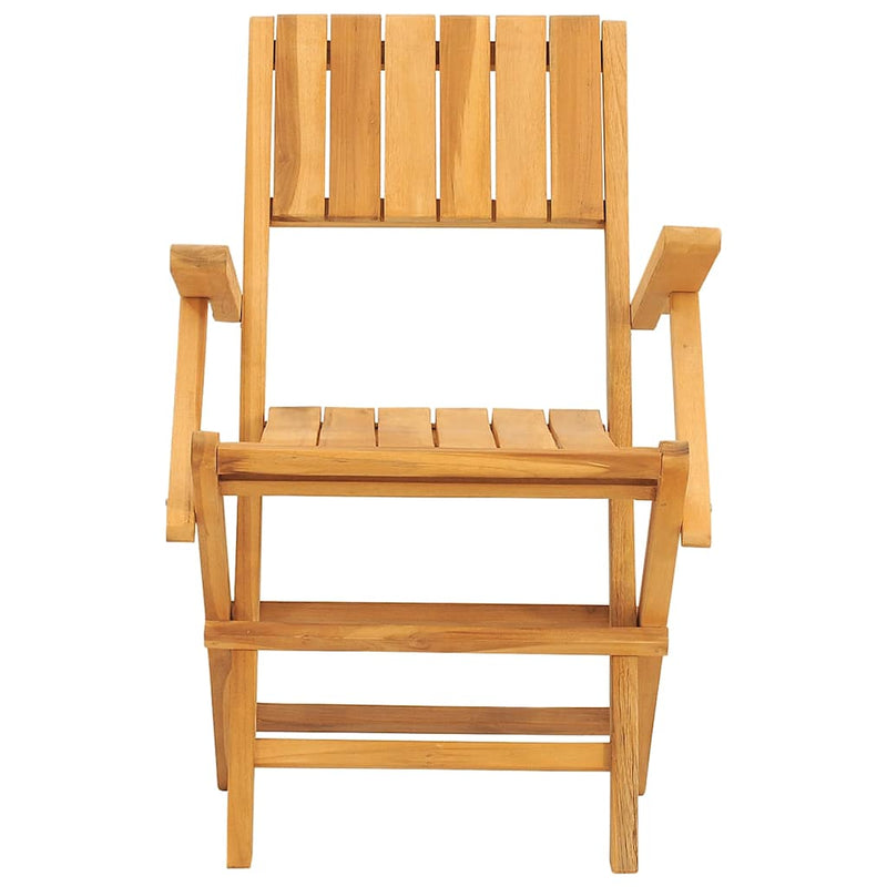 vidaXL Folding Garden Chairs 8 pcs 55x61x90 cm Solid Wood Teak