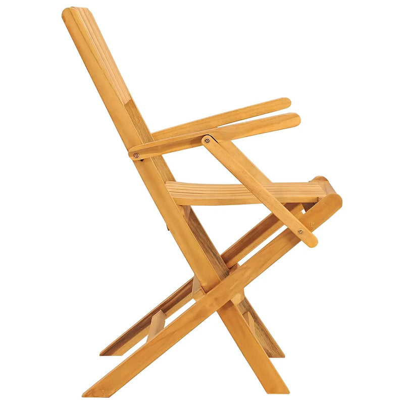 Folding Garden Chairs 6 pcs 55x62x90 cm Solid Wood Teak