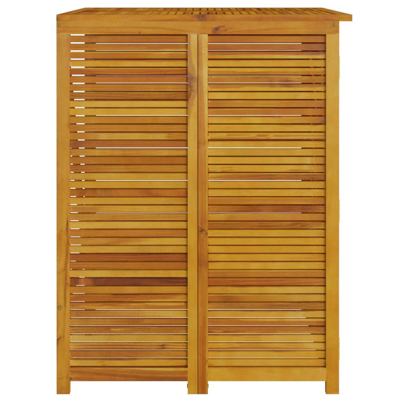 vidaXL Triple Garbage Bin Shed 210x89x117 cm Solid Wood Acacia