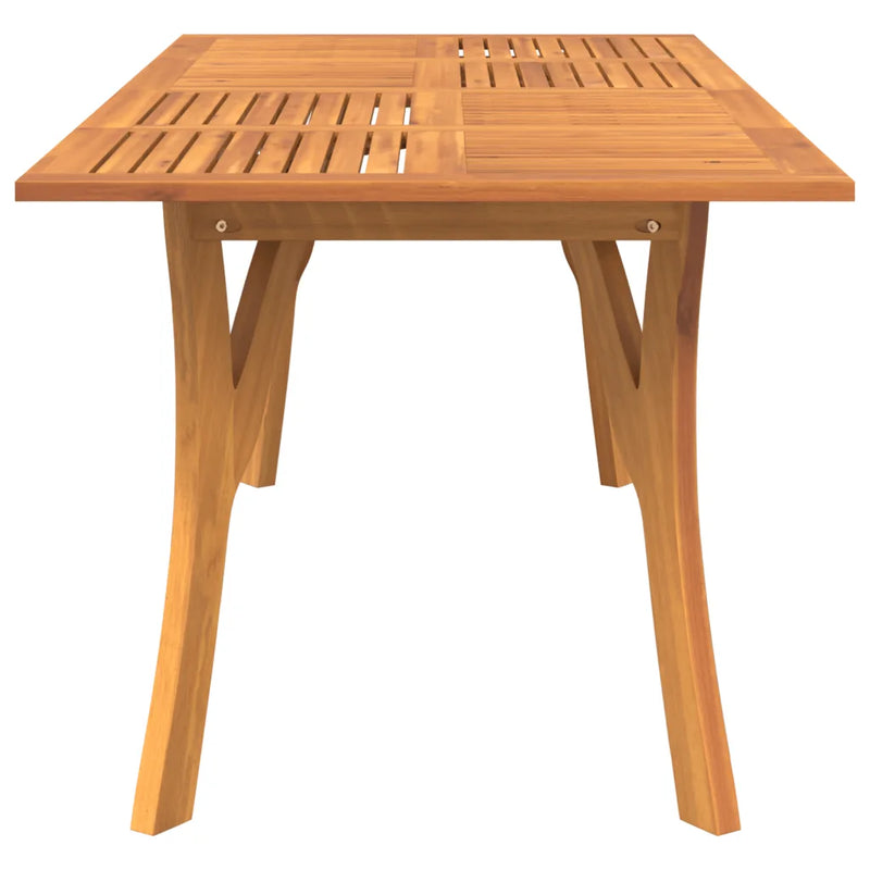 7 Piece Garden Dining Set Solid Wood Acacia