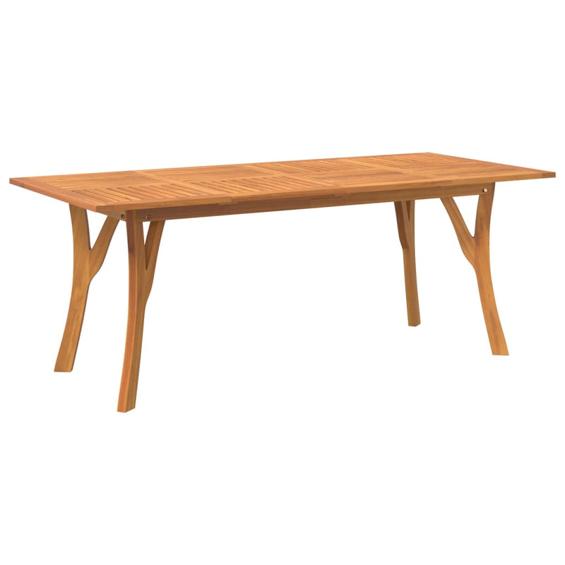 vidaXL 9 Piece Garden Dining Set Solid Wood Acacia