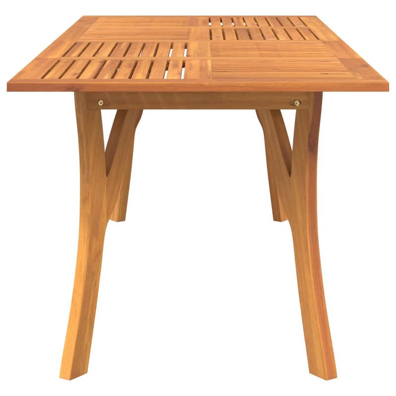 vidaXL 9 Piece Garden Dining Set Solid Wood Acacia