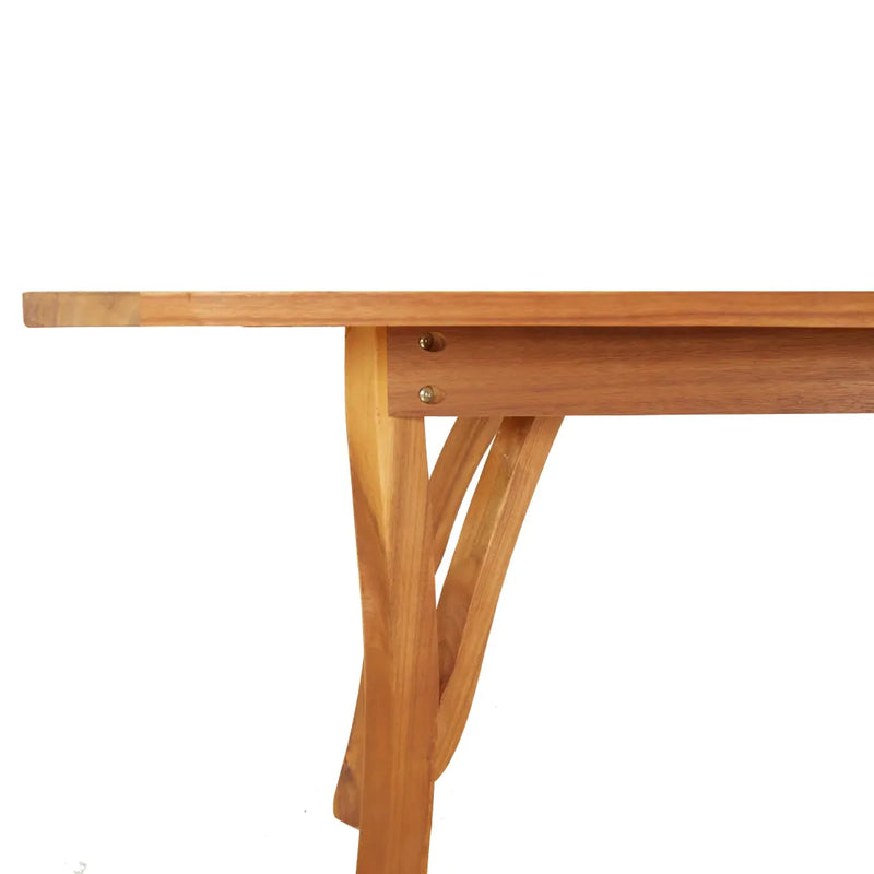 9 Piece Garden Dining Set Solid Wood Acacia