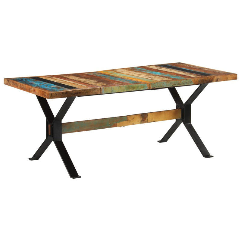 vidaXL Dining Table 180x90x73 cm Solid Wood Reclaimed