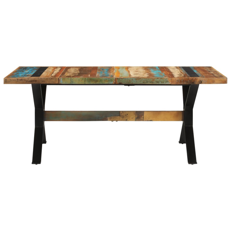 vidaXL Dining Table 180x90x73 cm Solid Wood Reclaimed