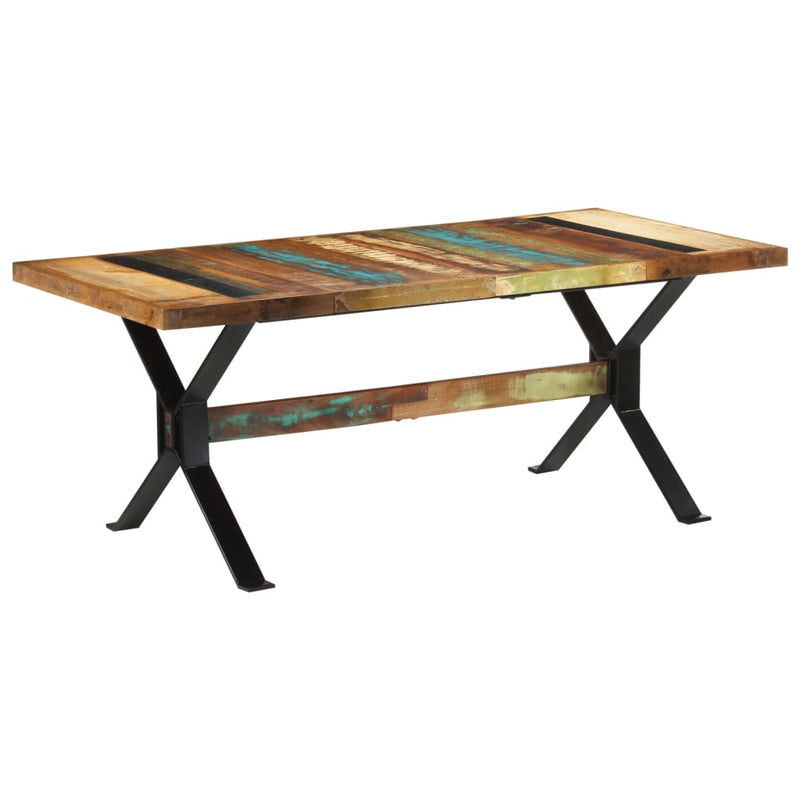 vidaXL Dining Table 180x90x73 cm Solid Wood Reclaimed