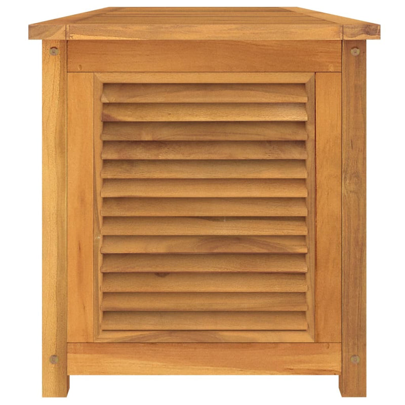 vidaXL Garden Storage Box with Bag 150x50x55 cm Solid Wood Teak