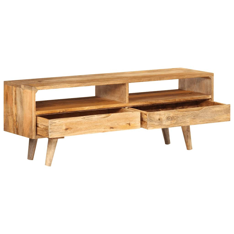 vidaXL TV Cabinet 110x30x41 cm Solid Wood Mango