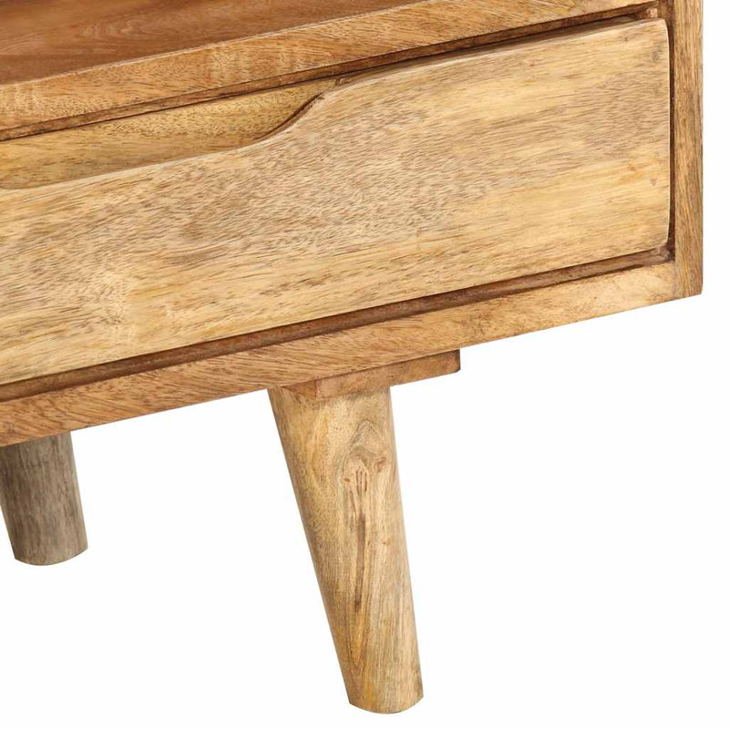 vidaXL TV Cabinet 110x30x41 cm Solid Wood Mango
