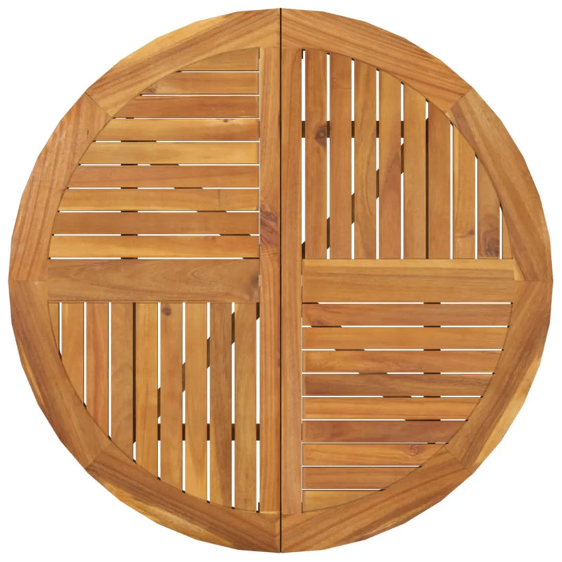 Garden Table Ø 85 cm Solid Wood Acacia