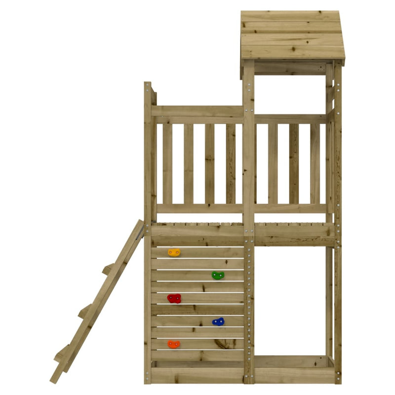 vidaXL Outdoor Playset 52.5x110.5x214 cm Impregnated Wood Pine