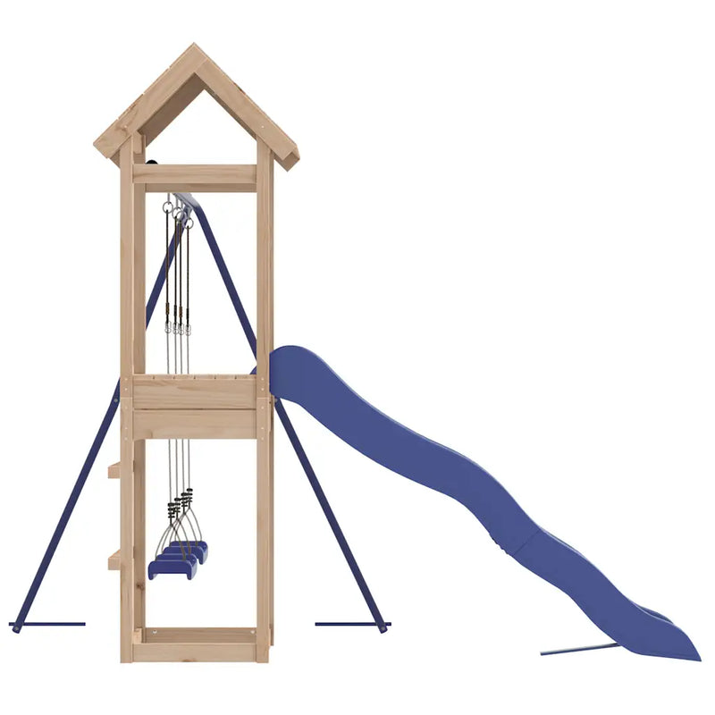 Outdoor Playset Solid Wood Pine