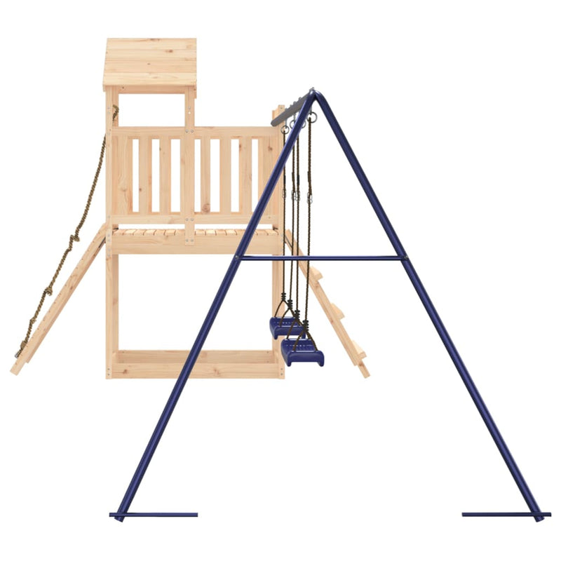 Outdoor Playset Solid Wood Pine