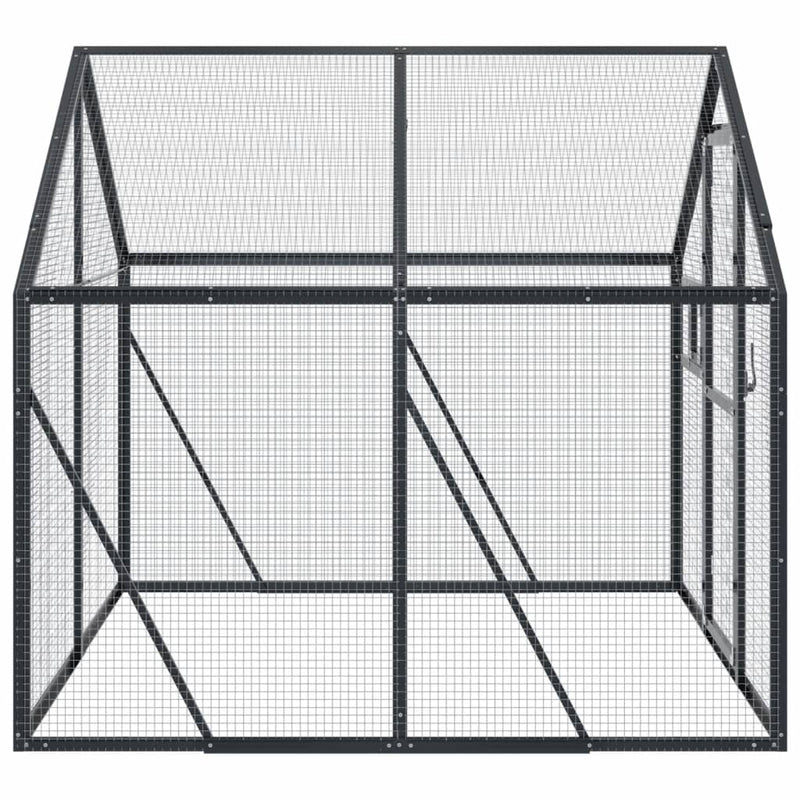 Aviary Anthracite 1.79x2x1.85 m Aluminium