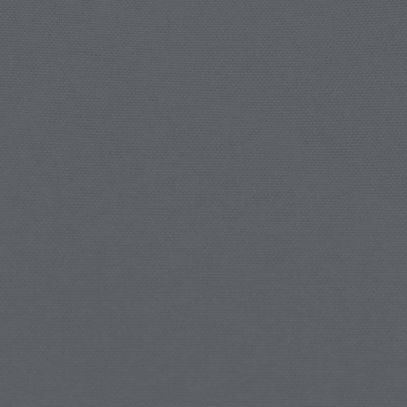 vidaXL Garden Corner Sofa Anthracite Steel and Textilene