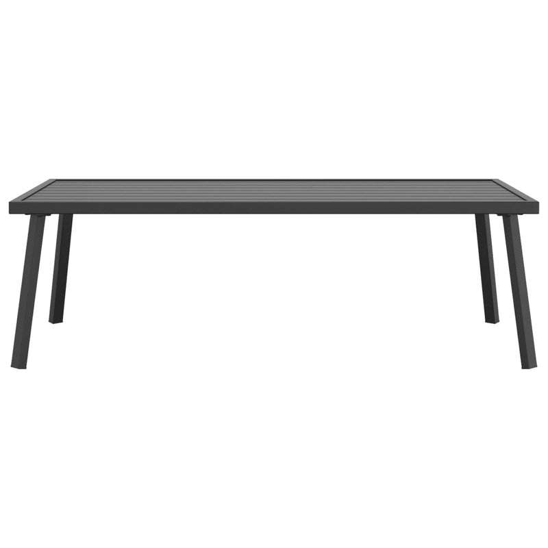 Garden Coffee Table Anthracite 110x55x35cm Steel